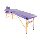 Pat de masaj din lemn, violet