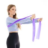 Bandă de rezistență pentru exerciții violet 2 m (6,8 kg - 9,1 kg)